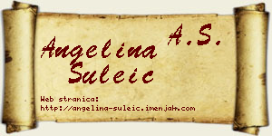 Angelina Šuleić vizit kartica